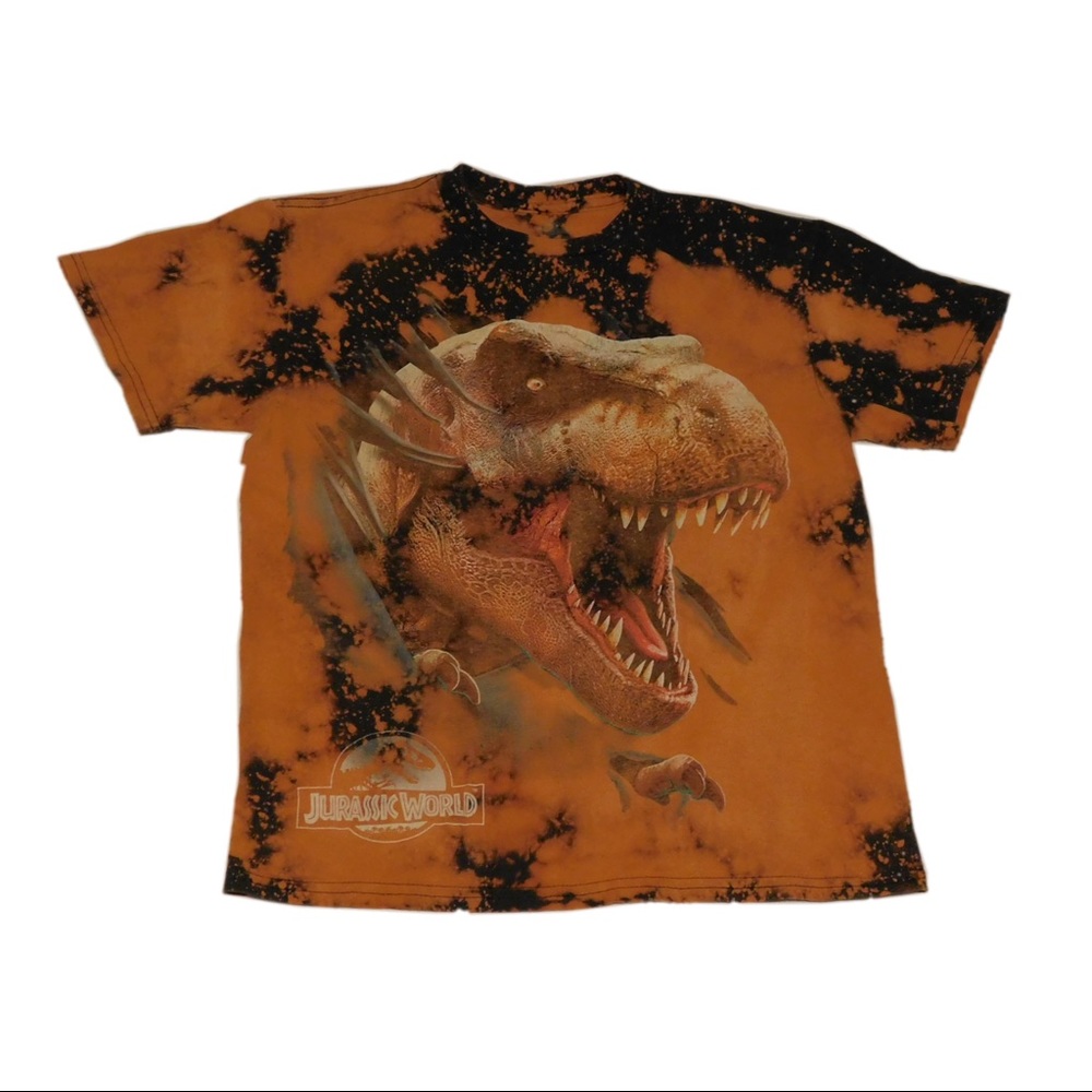 Jurassic Park Bleach Dye Shirt